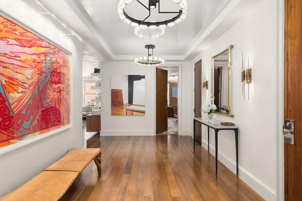 Interior, Pendant Lights, Wood Texture Flooring