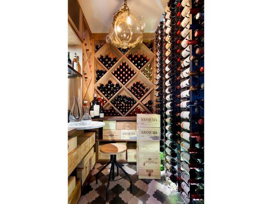 Interior, Pendant Lights, Wine Storage