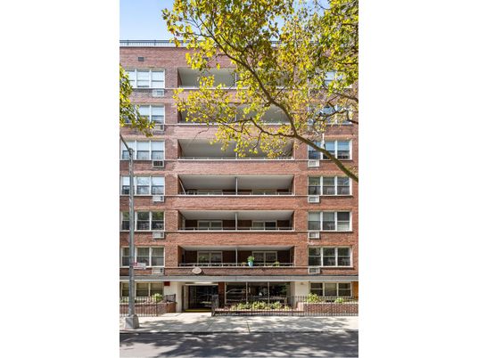 Exterior, Facade, Brick Facade, Condo Building