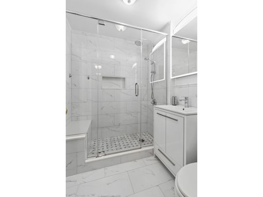 Bathroom, Glass Shower, Interior, Marble, Marble Walls
