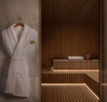 Interior, Sauna Room