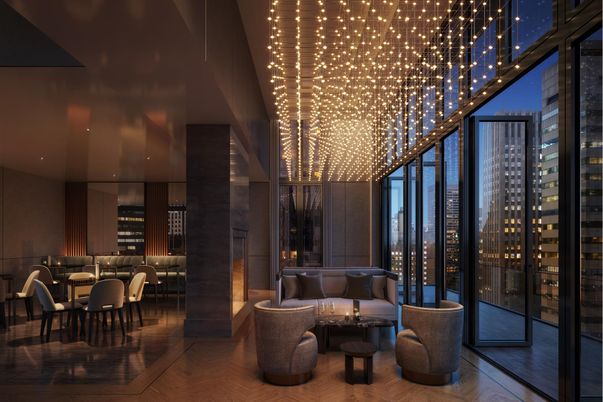 Dining room, Interior, Living room, Pendant Lights, Wood Texture Flooring