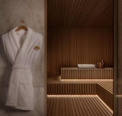 Interior, Sauna Room