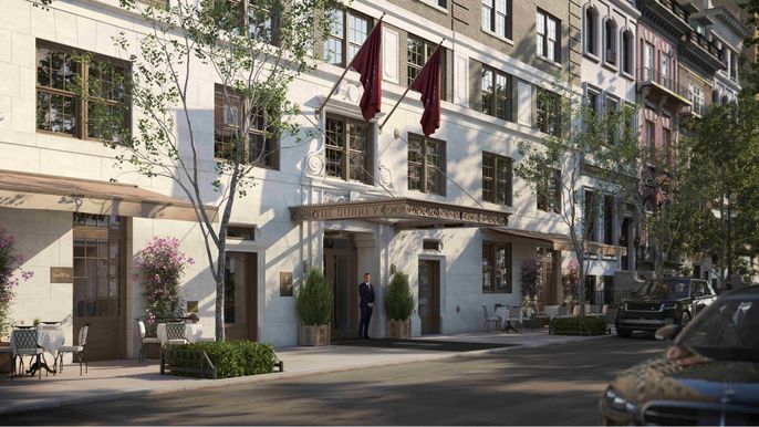 Exterior, Facade, Brownstone