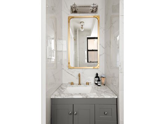 Bathroom, Interior, Marble Walls