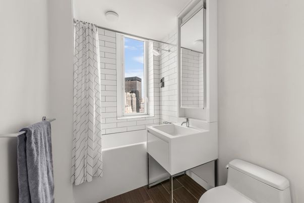 Bathroom, Interior, Wood Texture Flooring