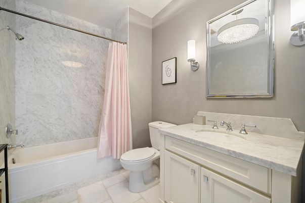Bathroom, Interior, Marble Walls