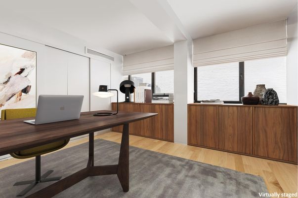 Home Office, Interior, Wood Texture Flooring