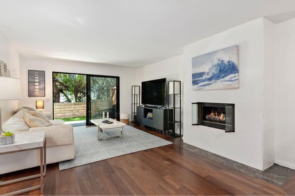 Fireplace, Interior, Living room, Wood Texture Flooring