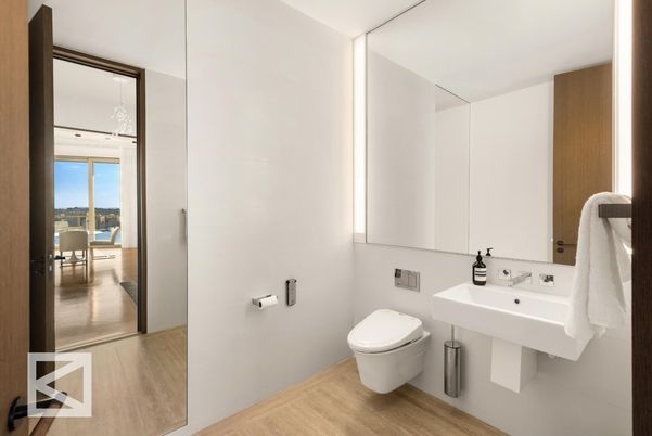 Bathroom, Interior, Wood Texture Flooring
