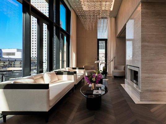 Fireplace, Interior, Living room, Pendant Lights, Wood Texture Flooring, Wooden Walls