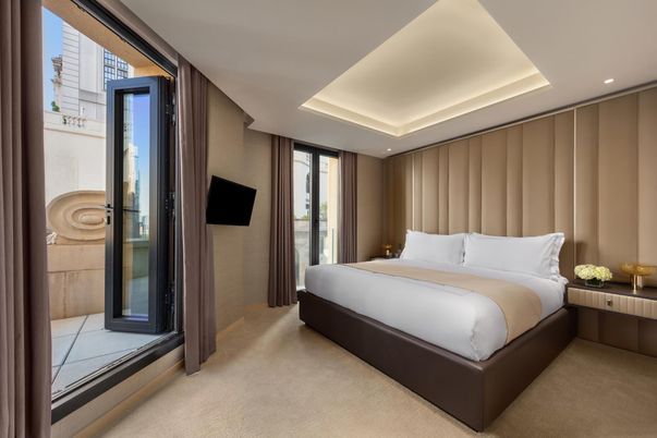 Bedroom, Interior, Recessed Lighting