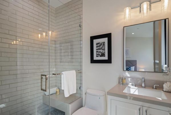 Bathroom, Glass Shower, Interior