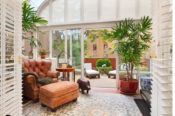 Interior, Sun Room, Wood Texture Flooring