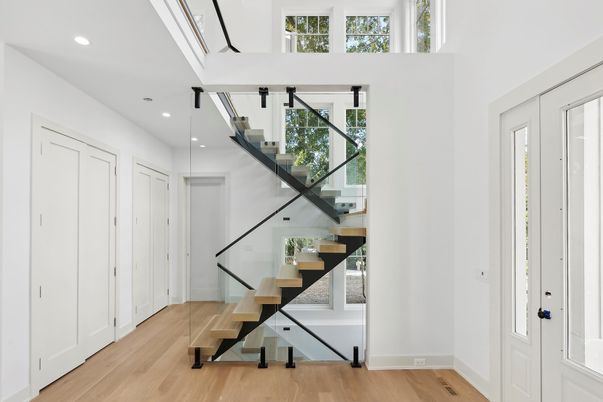 Interior, Recessed Lighting, Wood Texture Flooring
