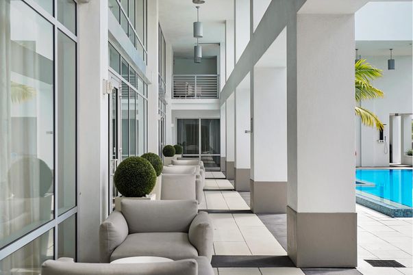 Interior, Pendant Lights, Pool