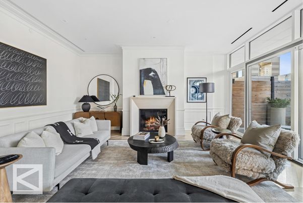 Fireplace, Interior, Living room, Recessed Lighting
