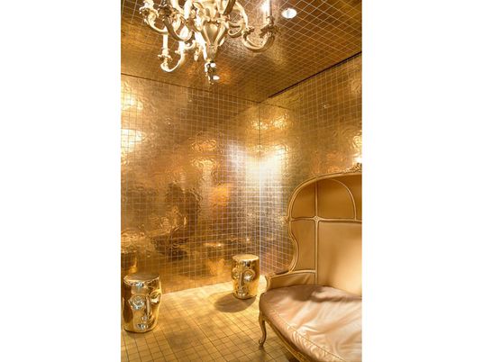 Bathroom, Chandelier, Interior