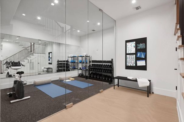 Fitness Equipment, Interior, Recessed Lighting