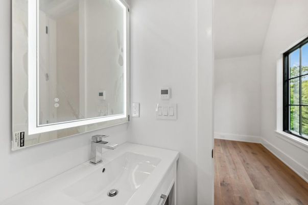 Bathroom, Interior, Wood Texture Flooring