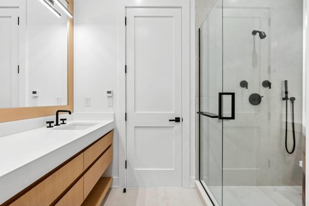 Bathroom, Glass Shower, Interior