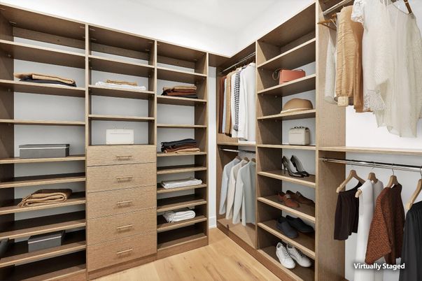 Interior, Walk-in Closets, Wood Texture Flooring
