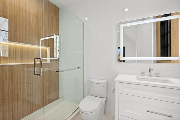 Bathroom, Glass Shower, Interior