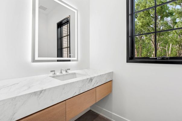 Bathroom, Interior, Marble Walls