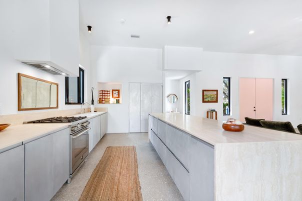 Interior, Kitchen, Recessed Lighting, Stainless Steel Appliances