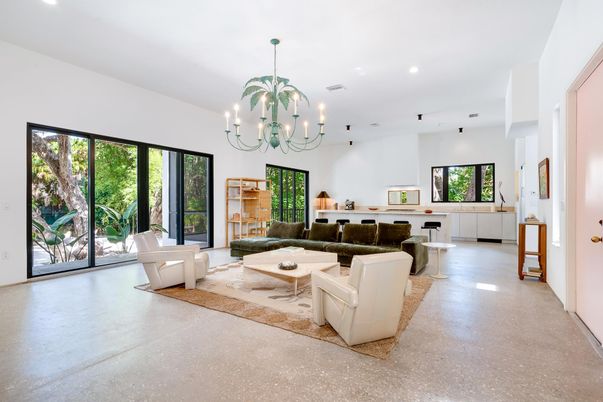 Chandelier, Interior, Kitchen, Living room, Recessed Lighting