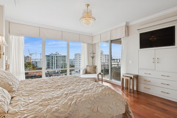 Bedroom, Chandelier, Interior, Wood Texture Flooring