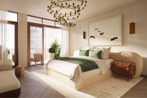 Bedroom, Interior, Wood Texture Flooring