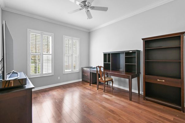 Home Office, Interior, Wood Texture Flooring