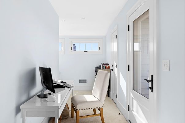 Home Office, Interior, Recessed Lighting
