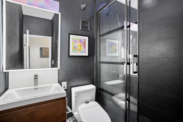 Bathroom, Glass Shower, Interior