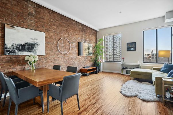 Dining room, Interior, Stone Walls, Wood Texture Flooring