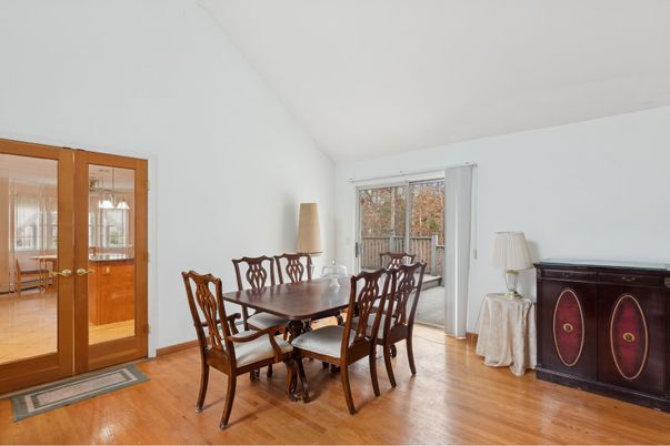 Dining room, Interior, Wood Texture Flooring