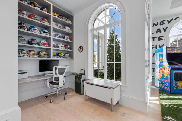 Home Office, Interior, Wood Texture Flooring