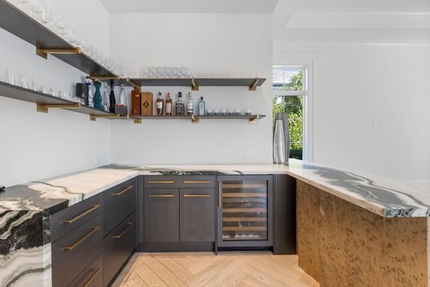 Interior, Kitchen, Wood Texture Flooring