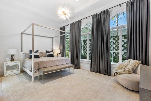 Bedroom, Interior, Pendant Lights