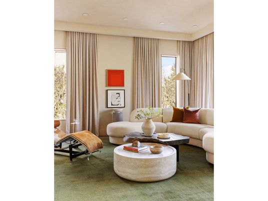 Interior, Living room, Recessed Lighting