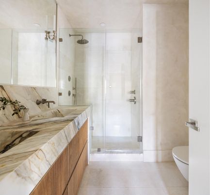 Bathroom, Glass Shower, Interior