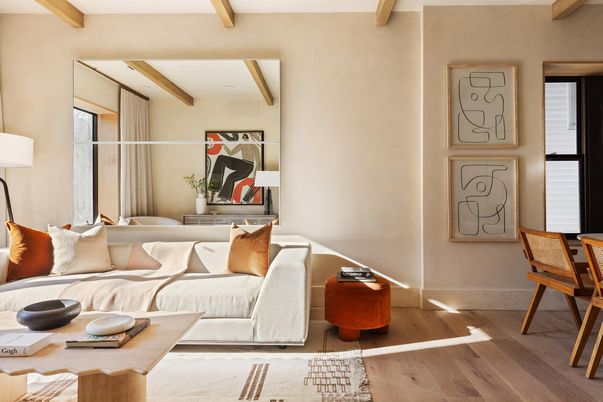 Interior, Living room, Wooden Beams, Wood Texture Flooring