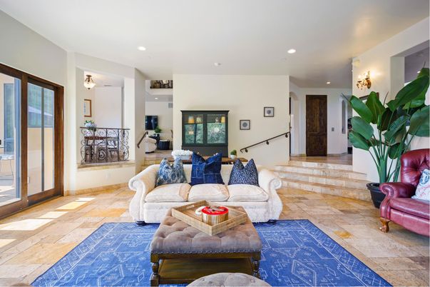 Interior, Living room, Recessed Lighting