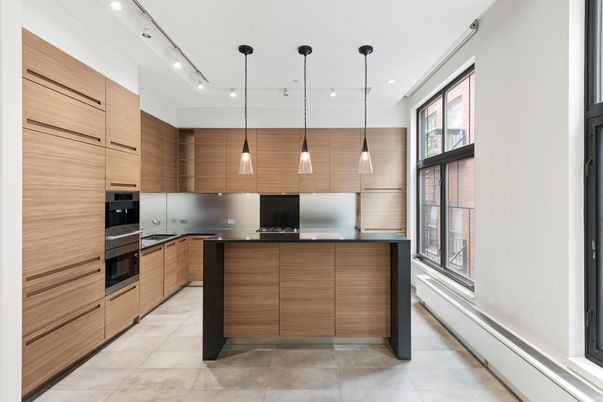 Interior, Kitchen, Pendant Lights, Stainless Steel Appliances