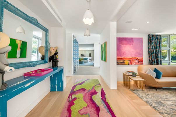 Interior, Pendant Lights, Recessed Lighting, Wood Texture Flooring