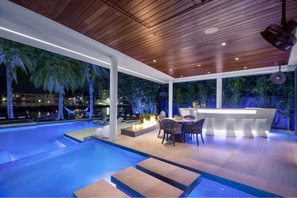Exterior, Pool, Wooden Ceilings