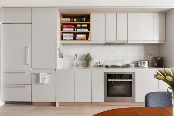 Interior, Kitchen, Wood Texture Flooring