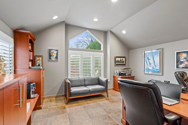 Home Office, Interior, Recessed Lighting