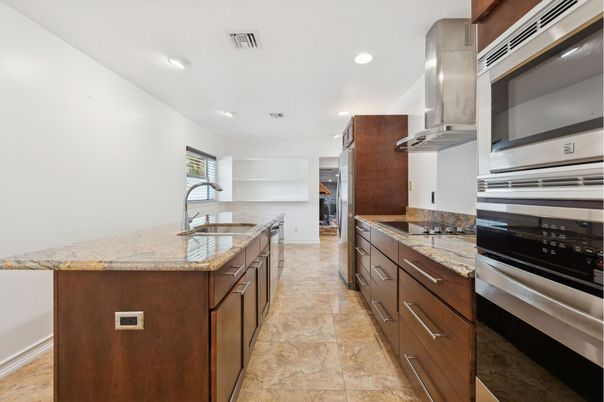Interior, Kitchen, Recessed Lighting, Stainless Steel Appliances